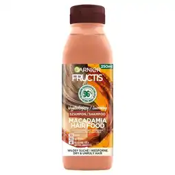 Action Garnier Fructis Macadamia Hair Food Szampon wygładzający 350 ml oferta