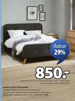 JYSK Rama łóżka oferta