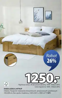 JYSK Rama łóżka oferta