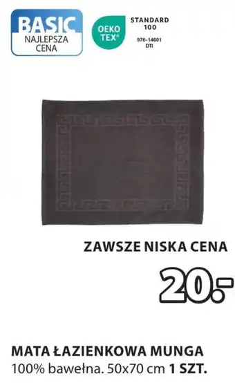 JYSK Mata łazienkowa TEX oferta