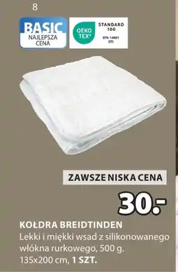 JYSK Kołdra TEX oferta