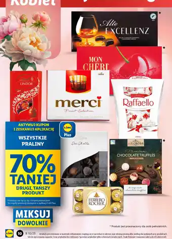 Lidl Wszystkie praliny oferta