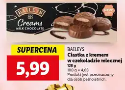 Lidl Baileys ciastka z kremem w czekoladzie mlecznej oferta