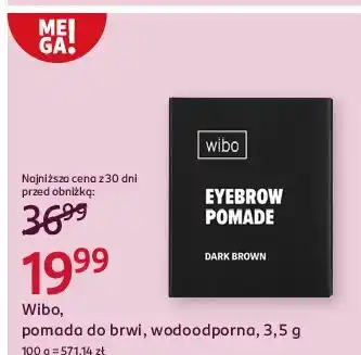 Rossmann Pomada do brwi dark brown Wibo Eyebrow Pomade oferta