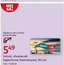 Rossmann Chusteczki higieniczne Velvet oferta