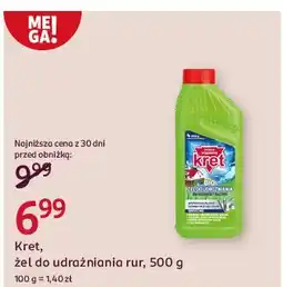 Rossmann Żel do udrożniania rur łazienki i kuchni Kret Bio oferta