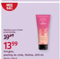 Rossmann Peeling do ciała malinowy Only Bio oferta