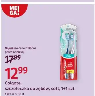 Rossmann Szczoteczka do zębów deep clean miękka Colgate 360 oferta