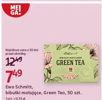 Rossmann Bibulki matujące green tea Ewa Schmitt oferta