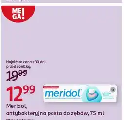 Rossmann Pasta do zębów zapalenia dziąseł Meridol oferta