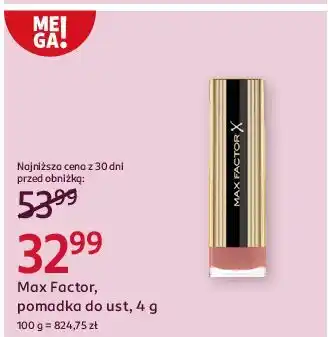 Rossmann Pomadka do ust Max Factor Colour Elixir oferta