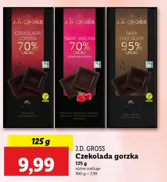 Lidl J.d. gross czekolada gorzka oferta