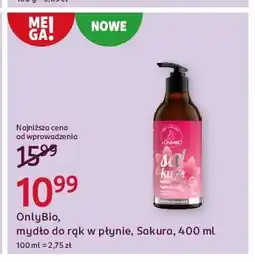 Rossmann Mydło do rąk malina Only Bio oferta