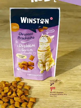 Rossmann Chrupki z serem i drobiem Winston oferta