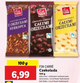 Lidl Fin carré czekolada oferta