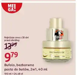 Rossmann Pasta ochrona + połysk 2w1 bezbarwna Bufalo oferta