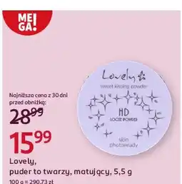 Rossmann Puder matujący z olejkiem jojoba Lovely Hd Loose oferta