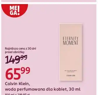 Rossmann Woda perfumowana Calvin Klein Eternity Woman oferta