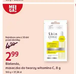 Rossmann Maska do twarzy witamina c Bielenda Skin Clinic Professional oferta