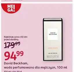 Rossmann Woda perfumowana David Beckham Amber Breeze oferta