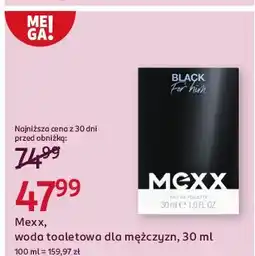 Rossmann Woda toaletowa Mexx Black Men oferta