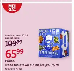 Rossmann Woda toaletowa Police To Be #Freetodare oferta