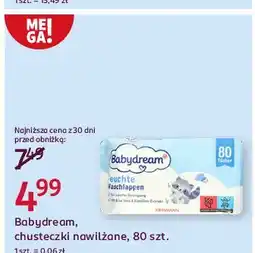 Rossmann Chusteczki nawilżane med Babydream oferta