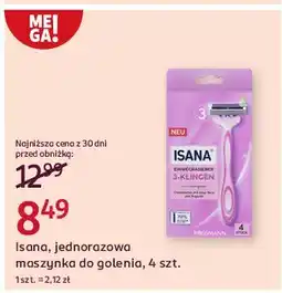 Rossmann Maszynka do golenia pace 3 Isana oferta