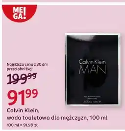 Rossmann Woda toaletowa Calvin Klein Man oferta