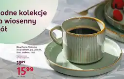 Rossmann Filiżanka ze spodkiem evia szałwia 250 ml Eloy Home oferta