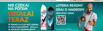 Rossmann Dezodorant cobalt dry Rexona Men Advanced Protection oferta