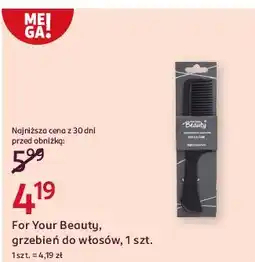 Rossmann Grzebień do włosów For Your Beauty oferta