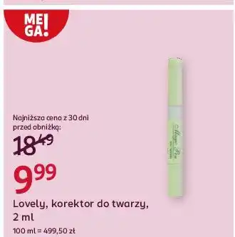 Rossmann Korektor do twarzy anti - redness Lovely Magic Pen oferta