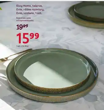 Rossmann Talerz deserowy evia szałwia Eloy Home oferta