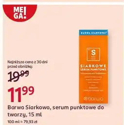 Rossmann Serum punktowe antybakteryjne Barwa Siarkowa oferta