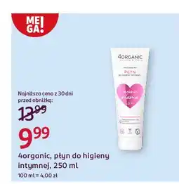 Rossmann Płyn do higieny intymnej 4Organic oferta