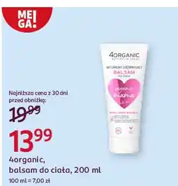 Rossmann Balsam do ciała ujędrniający 4Organic oferta