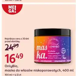 Rossmann Maska do włosów nieskoporowatych Only Bio Hair Balance oferta