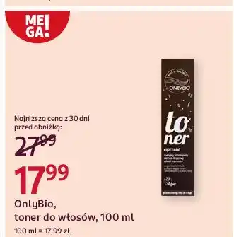 Rossmann Toner do włosów gorzka czekolada Only Bio Hair Balance oferta