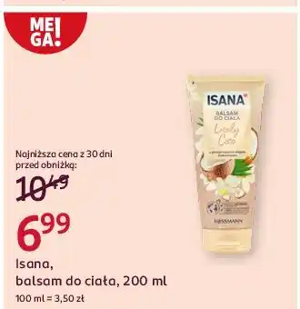 Rossmann Balsam do ciała lovely coco Isana oferta