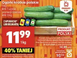 Delikatesy Centrum Ogórki krótkie polskie oferta