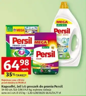 Auchan Kapsułki, żel lub proszek do prania Persil oferta