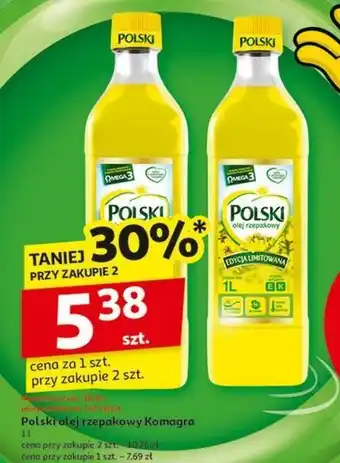 Auchan Polski olej rzepakowy Komagra oferta