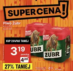 Delikatesy Centrum Piwo Żubr oferta