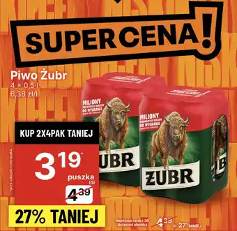 Delikatesy Centrum Piwo Żubr oferta