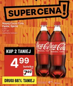 Delikatesy Centrum Napój Coca-Cola, Fanta, Sprite oferta