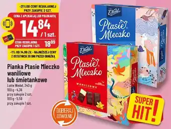 Polomarket Pianka Ptasie Mleczko waniliowe lub śmietankowe oferta