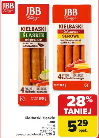 Carrefour Kiełbaski śląskie JBB oferta