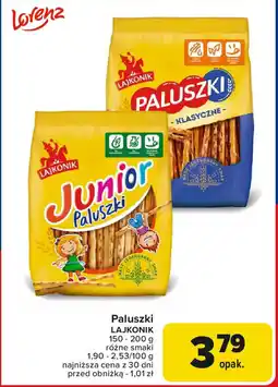 Carrefour Paluszki LAJKONIK oferta