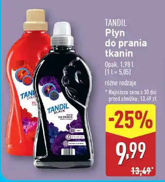 ALDI TANDIL Płyn do prania tkanin oferta